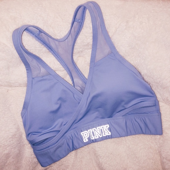 periwinkle sports bra